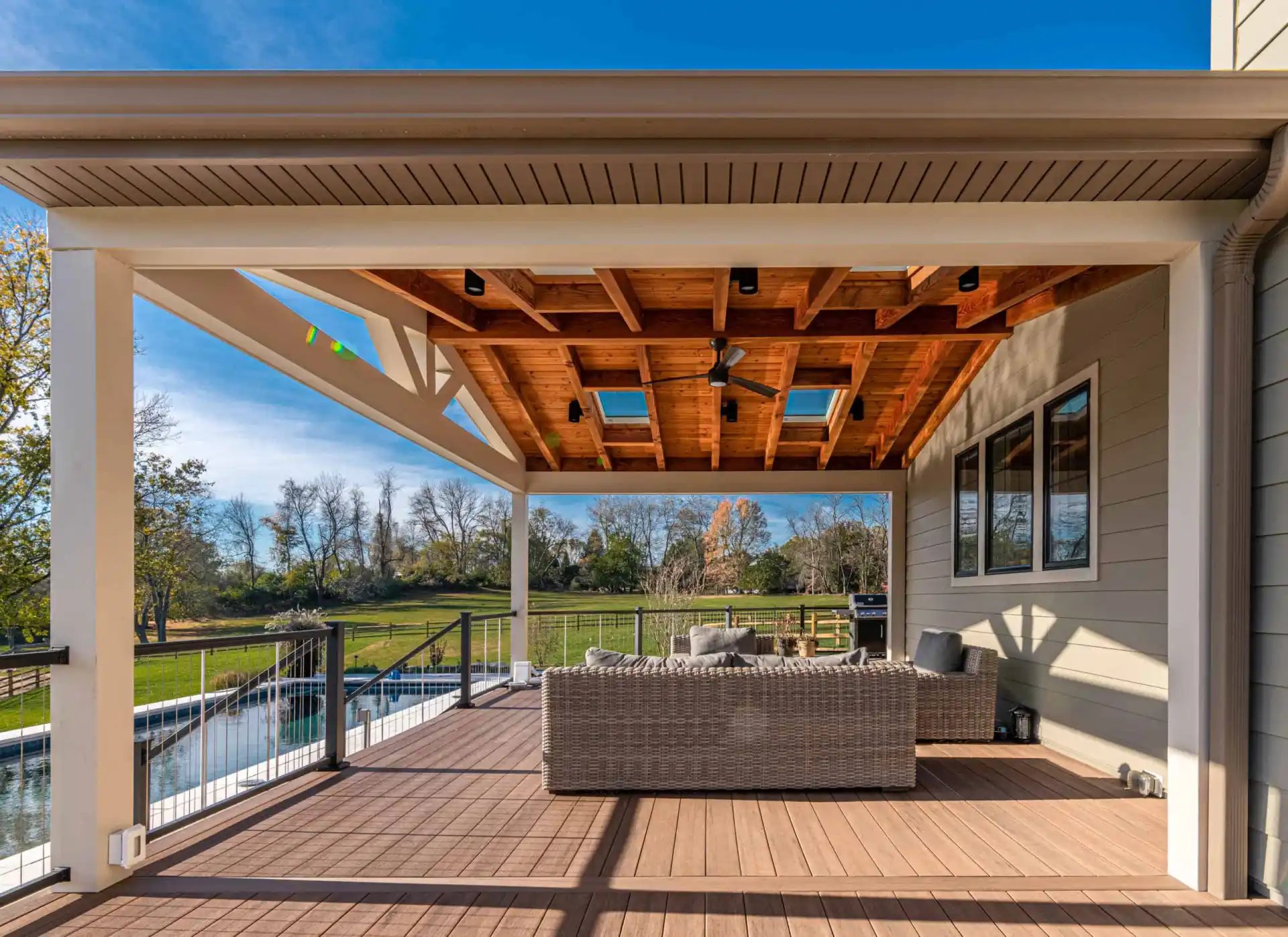 Custom Outdoor Deck for Outdoor Structure