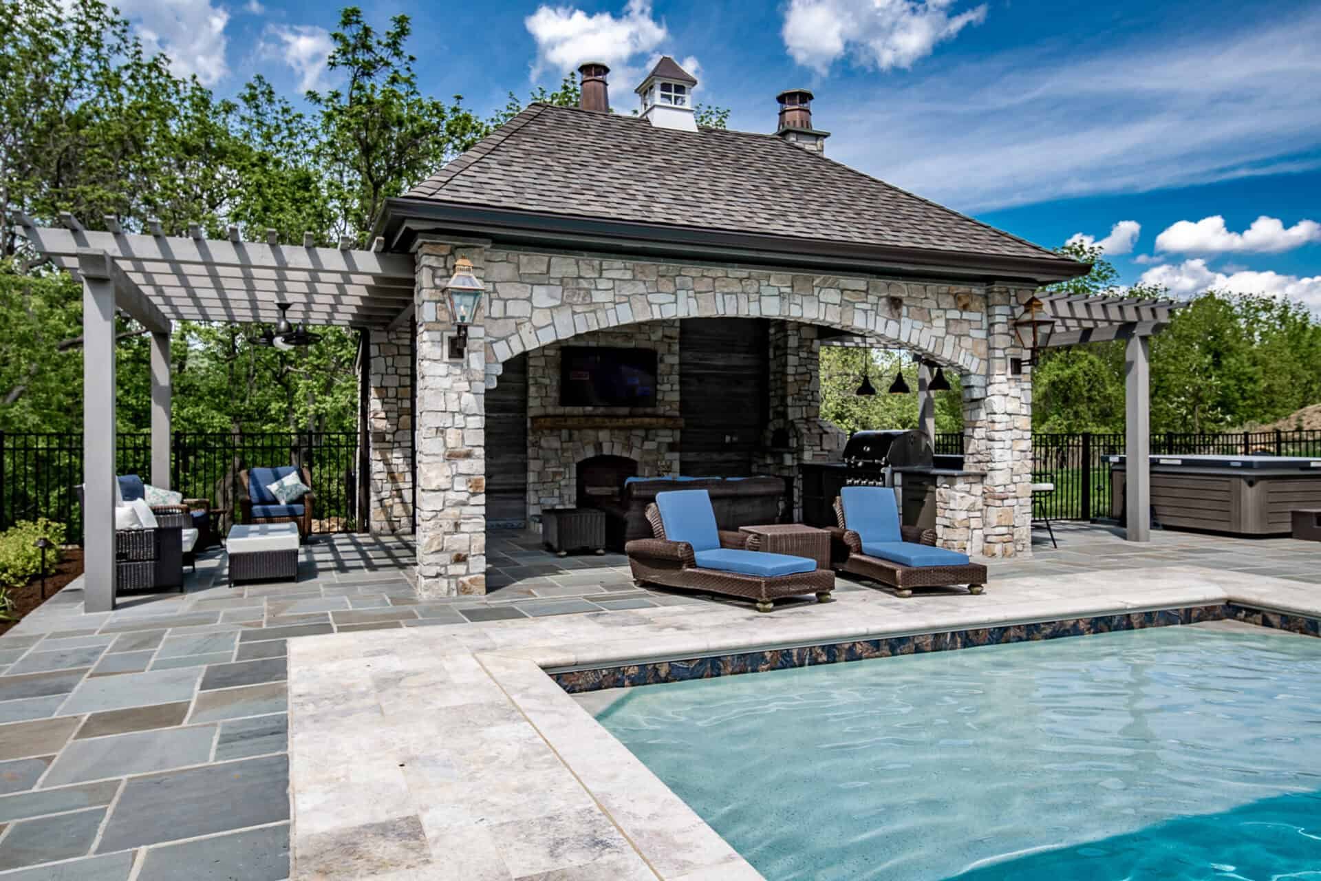 Poolside Structures Outdoor Structures in Delaware County, PA | Disabatino Inc