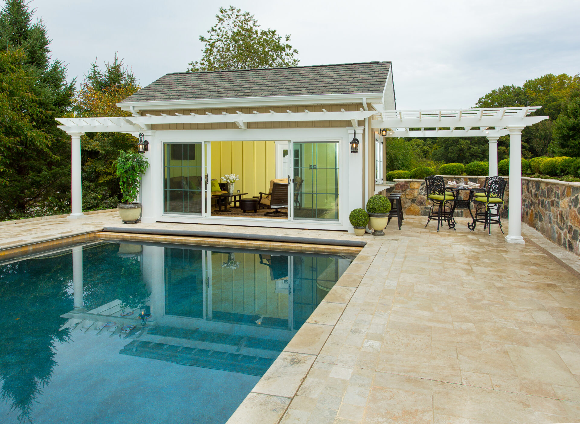 Why Add a Custom Pool House? - DiSabatino Landscaping